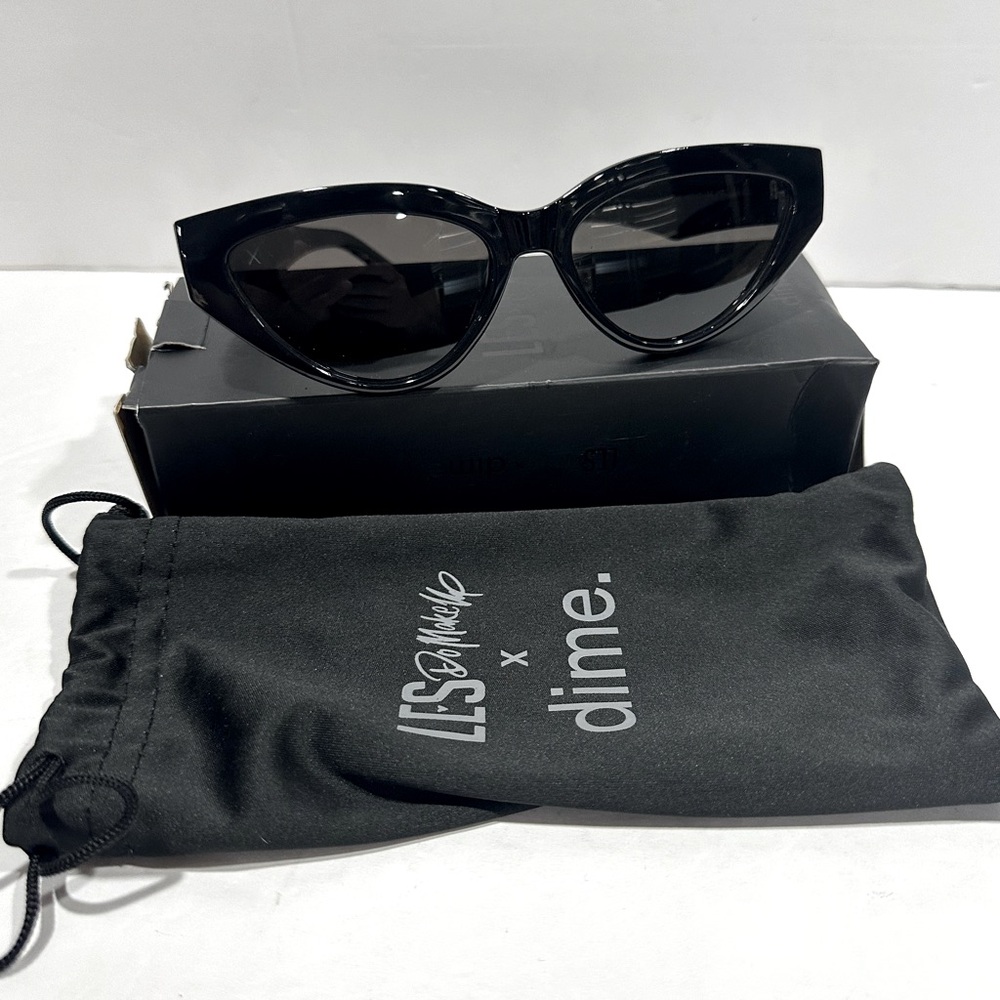 Dime - Black Cat-Eye Sunglasses